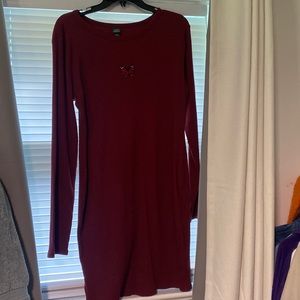 Long sleeve short dress